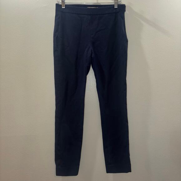 Tory Burch Legging Trousers- Navy Slim Fit Stretch Pants – Size 6 - Picture 9 of 15